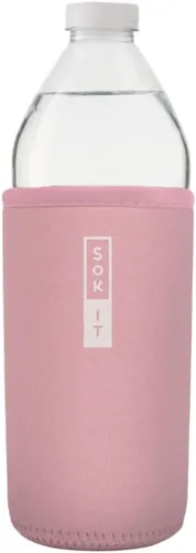 Vista 127 de Sok It BotlSok Funda para botella de agua con cubierta de neopreno aislante (Floral abstracto, se ajusta a CamelBak o Nalgene de 12 onzas)