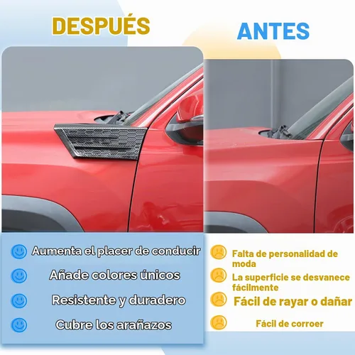 Vista 2 de Cubierta de guarnición para parachoques superior de automóvil compatible con Toyota Tacoma 2016 2017 2018 2019, panel decorativo de guarnición