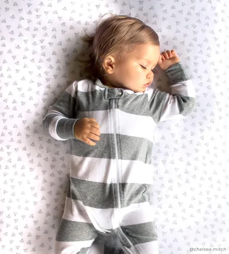 Vista 3 de Burt's Bees Baby Baby Boys' Pajamas, Zip-Front Non-Slip Unisex Footed Sleeper Pjs, Organic Cotton
