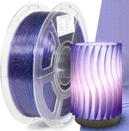 Vista 33 de Paquete de filamento PLA para impresora 3D, 22.0 lbs, 1.181-11.811 in/s para Bambu Lab AMS, AMS Lite