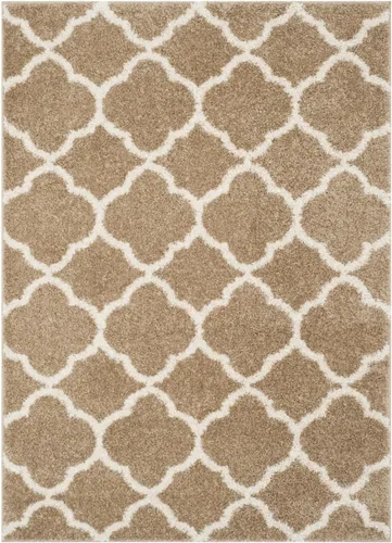 Vista 19 de SAFAVIEH Colección Kids - Alfombra de pasillo de 2 pies 3 pulgadas x 6 pies, marfil, lana de lunares hecha a mano, ideal para zonas de alto tráfico