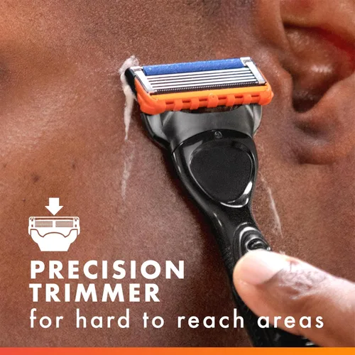 Vista 7 de Gillette Fusion5 Power Razor para hombres, 1 mango de maquinilla de afeitar Gillette Power + 1 repuesto de cuchilla
