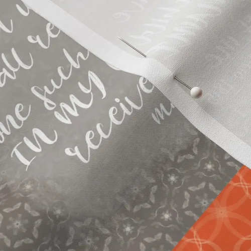 Vista 5 de Spoonflower Tela Versículo de la Biblia Wholecloth Cheater on Petal