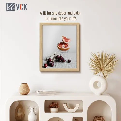 Vista 137 de VCK Marcos para póster de madera maciza de 22.375 x 34 pulgadas, marco de fotos A1 negro con montaje en pared, paquete de 3