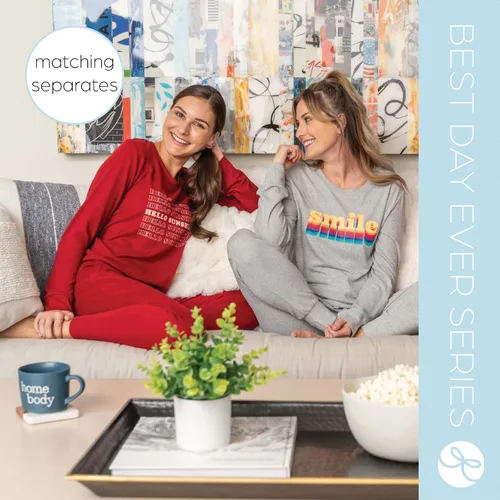 Vista 2 de Hello Mello Best Day Ever - Joggers de punto