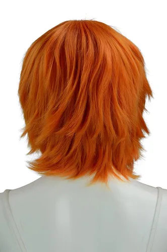 Vista 3 de Epic Cosplay Apollo Otoño Naranja Peluca corta de 13 pulgadas (33AO)
