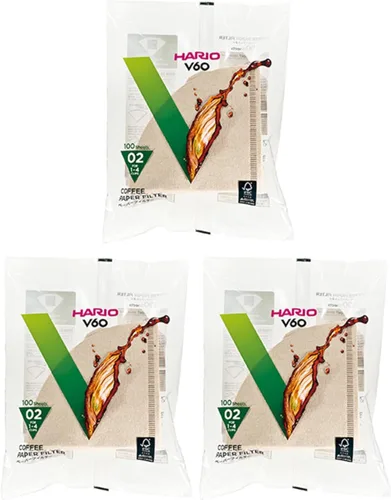 Vista 18 de Hario V60 - Filtro de café de papel, tamaño 01, blanco, caja de 40 unidades (paquete de 3)