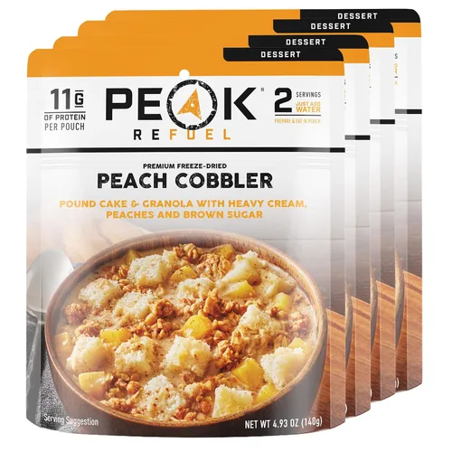 Vista 8 de Peak Refuel Fudge Brownie Bites, refrigerio liofilizado para camping, 1