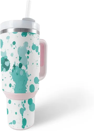Vista 31 de MightySkins Skin - Vaso de vinilo compatible con Stanley The Quencher H2.0 FlowState de 40 onzas, Swirly, protectora, duradera y única, fácil