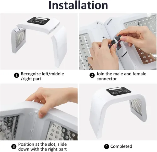 Vista 5 de L-E-D Light 7 Color SPA Facial Light Máquina de belleza multifuncional para mujeres Home Salon