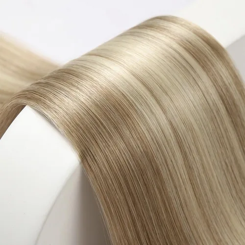 Vista 2 de Extensiones de cabello lacio con clip, suaves y gruesas (20 pulgadas, 4 unidades, 16H613#)