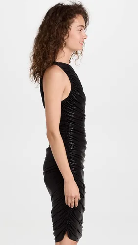 Vista 4 de Norma Kamali Vestido Diana hasta la rodilla para mujer
