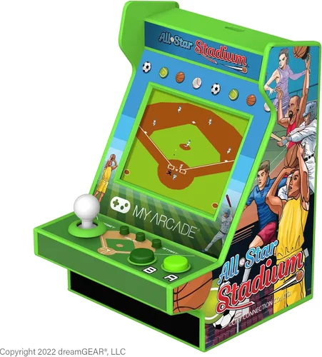 Vista 7 de MY ARCADE All-Star Arena Nano Player - 4.5" Fully Playable Portable Mini Arcade Machine with 207 Retro Games, 2.4" Screen Color Display