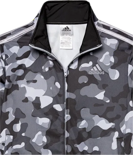 Vista 7 de adidas Chaqueta de tricot icónica con cremallera frontal para niños