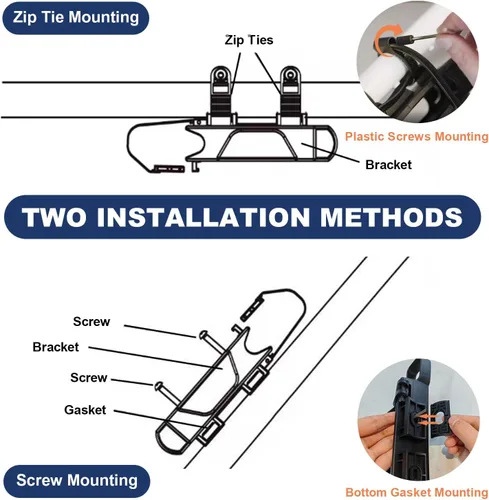 Vista 5 de Cerradura plegable de bicicleta de 35.4 pulgadas con 3 llaves y kit de soporte de montaje para bicicletas, scooters eléctricos, antirrobo