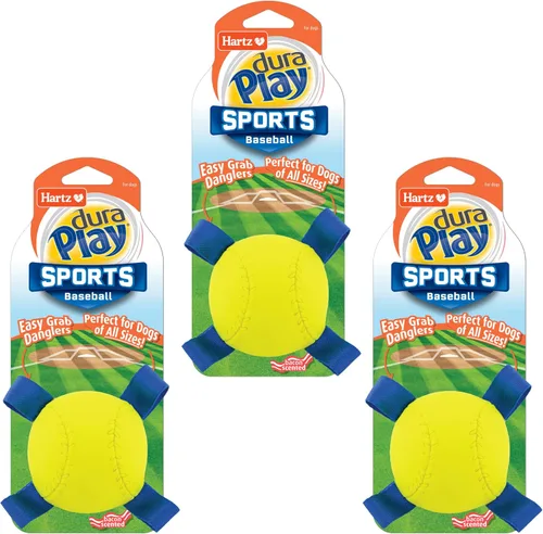 Vista 12 de Hartz DuraPlay - Juguetes perfumados para perros con aroma a tocino, tamaño pequeño (varios colores)