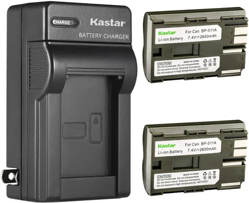 Vista 5 de Kastar Cargador de pared de CA compatible con cámaras Canon PowerShot Pro 90 PowerShot Pro 90 is ZR10 ZR20 ZR20MC ZR25 ZR25MC ZR30 ZR30MC ZR40 ZR40A