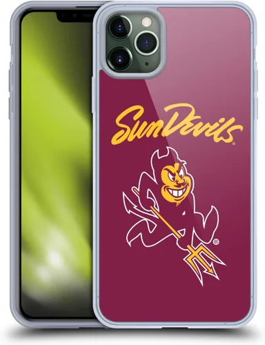 Vista 124 de Head Case Designs Funda de gel ASU Camou con licencia oficial de la Universidad Estatal de Arizona [protección de grado militar] compatible