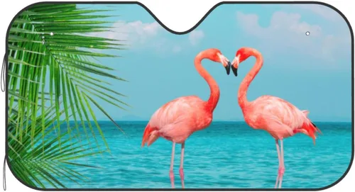 Vista 11 de Parasol plegable para parabrisas de automóvil de playa, visera solar para ventana delantera, cubierta de protección solar para automóvil, camión
