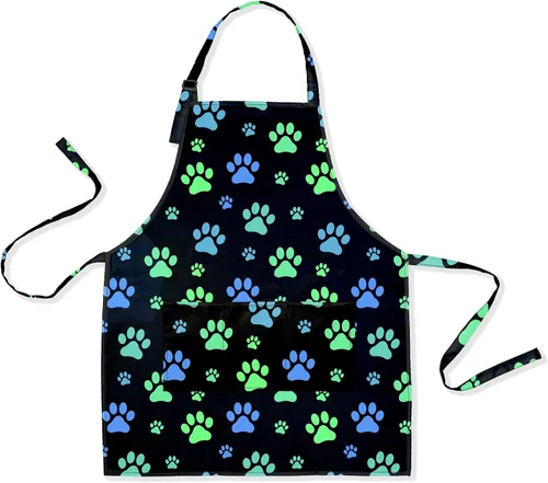 Vista 9 de Plum Hill Delantal Impermeable para Aseo de Perros, Vestimenta para Peluquero, Batas para Lavado de Mascotas
