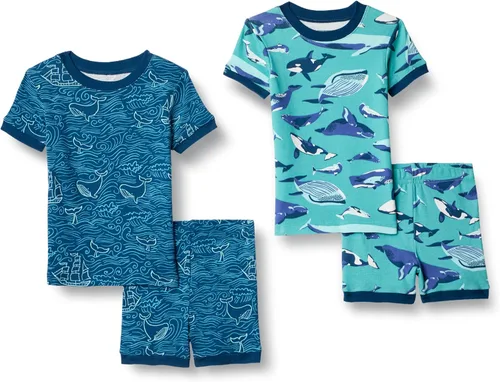 Vista 8 de Amazon Essentials Babies, Toddlers and Boys' Snug-Fit Cotton Pajama Set, Multipacks
