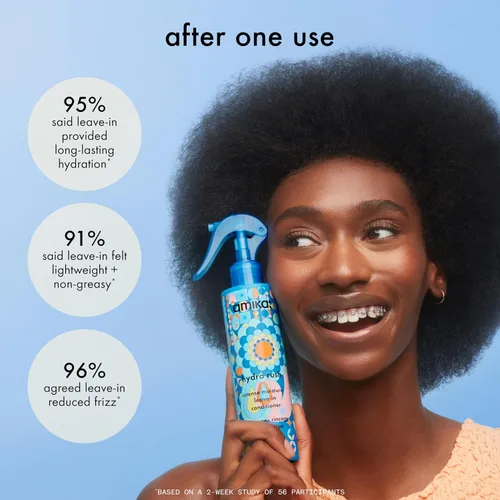 Vista 5 de amika Hydro Rush Intense Moisture Leave-In Conditioner with Hyaluronic Acid