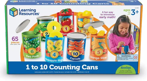 Vista 7 de Learning Resources Latas para contar del uno al diez