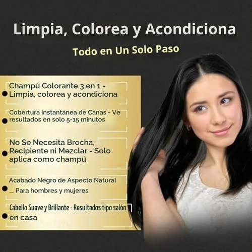 Vista 4 de Herbishh After Color Shampoo Combo contiene champú color para el cabello, tinte para el cabello, 16.9 fl oz de aceite de argán, 1.0 fl oz