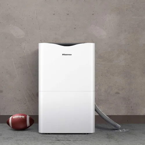 Vista 2 de Hisense Deshumidificador portátil de 35 pintas, 3,000 pies cuadrados, sistema de flujo de aire de bajo ruido, filtro lavable extraíble de 3