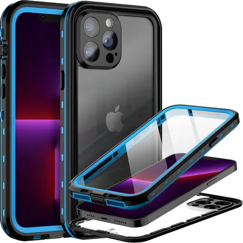 Vista 13 de BEASTEK TRE - Funda impermeable para Apple iPhone 13, a prueba de golpes, con certificación IP68, con protector de pantalla integrado, cubierta