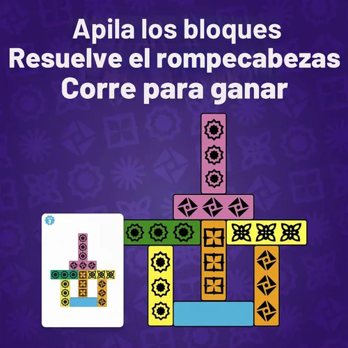 Vista 2 de Blockwork by Uzzle Games - Juego de mesa familiar de ritmo rápido - Múltiples niveles de dificultad - Juego de rompecabezas agradable y desafiante