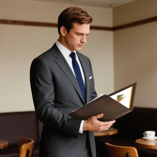 Vista 7 de Organizador de portafolio de piel Ringsun para hombres y mujeres, portafolio de cuero para negocios, currículum, bloc legal, portafolio de notas