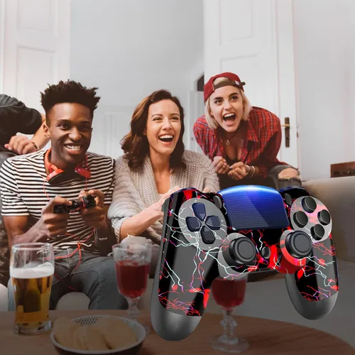 Vista 7 de CFORWARD Wireless Controller for Play4SlimProPC,Remote Game Controller,Replacement for Pa4 Gamepad Controller with 3.5m