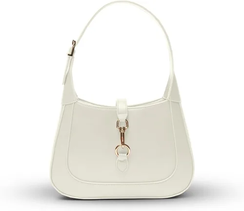 Vista 9 de Shoulder Bag for Women - Small Shoulder Purses - Top Handle Structured Handbags - Adjustable Strap Vegan Leather