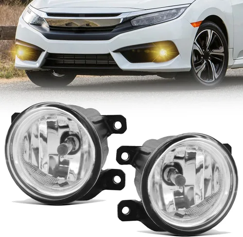 Vista 19 de Luces antiniebla LED y DRL para compatibles con Dodge Dakota 1997 1998 1999 2000/Dodge Durango 1998-2000, un par de luces antiniebla delanteras