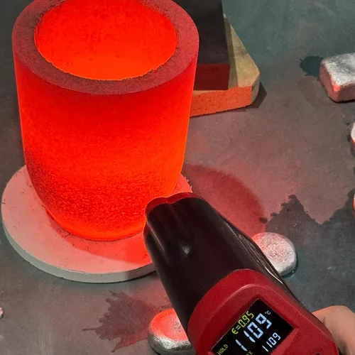 Vista 3 de Nelyrho #0.5-0.5KG Graphite Crucible for Melting Metal