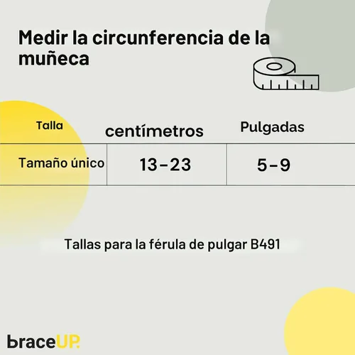 Vista 6 de Muñequera ortopédica BraceUP con férula de pulgar, para mano derecha o izquierda, para mujeres y hombres, CMC con soporte de pulgar, para artritis
