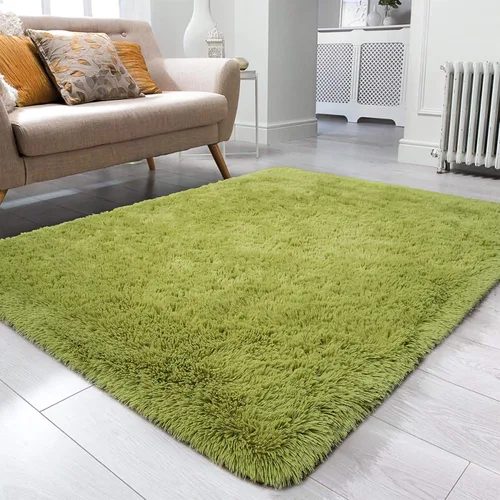 Vista 46 de Ompaa Alfombra Esponjosa, Alfombras de Área Súper Suaves y Peludas para Dormitorio y Sala de Estar - 6' x 9' Alfombra Grande de Felpa Peluda Shag
