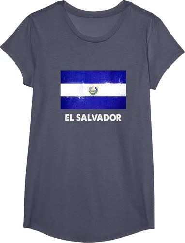 Vista 15 de Camiseta de la bandera de El Salvador Camiseta salvadoreña