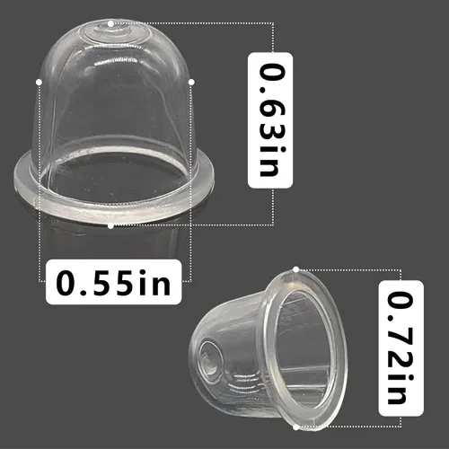 Vista 2 de 12pc 16032-ZM3-004 - Bombilla de imprimación para Hon da GX22 GX25 GX35 GX25NT GX25N GX35NT HHT25S HHT31S UMK422 UMK422K1 UMK431 cortador de cepillo