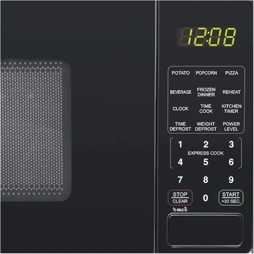Vista 7 de Mainstays - Horno microondas para encimera de 0.7 pies, 700 vatios, negro (negro)
