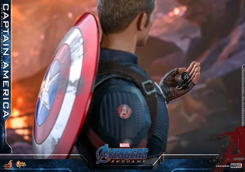 Vista 7 de Hot Toys 1:6 Capitán América - Vengadores: Endgame, Multicolor, HT904685
