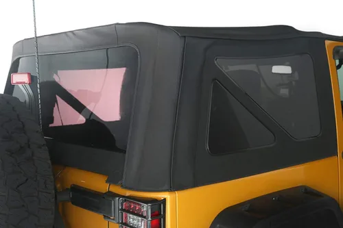 Vista 4 de Rugged Ridge Parte superior suave, diamante negro 13737.01 Compatible con Jeep Wrangler JK 2010-2018