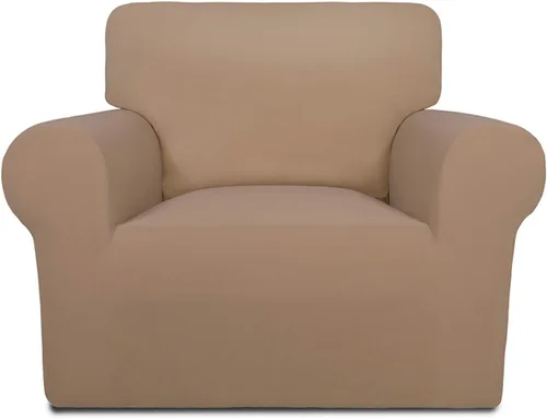Vista 150 de PureFit Funda súper elástica para sofá reclinable con bolsillo, funda de sofá suave y antideslizante de elastano, lavable, protector de muebles