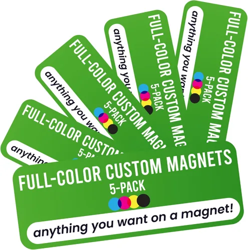 Vista 12 de Magnet Me Up Calcomanía magnética personalizable con texto personalizado, diseña tu propio imán de automóvil, 3 x 10 pulgadas, para negocios Solo