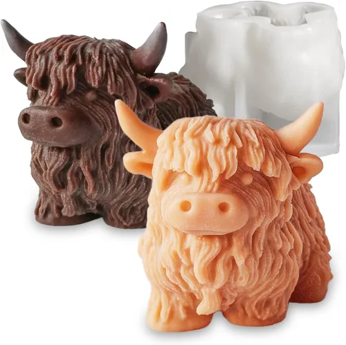Vista 9 de Moldes de vela 3D Bulldog para hacer velas, molde de silicona con forma de perro para decoración de pasteles de chocolate, lindo animal