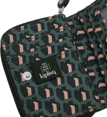 Vista 5 de Kipling Women's Tops Wallet, Compact, Practical, Nylon Travel Card Holder Small