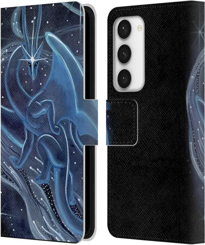 Vista 147 de Head Case Designs Officially Licensed Carla Morrow Galactic Entrancement Dragons Leather Wallet Case Compatible with Samsung Galaxy A07 4G