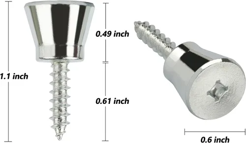 Vista 2 de WPW10661886 W10460893 Tornillo de montaje del manillar de la puerta del refrigerador Whirlpool (4)
