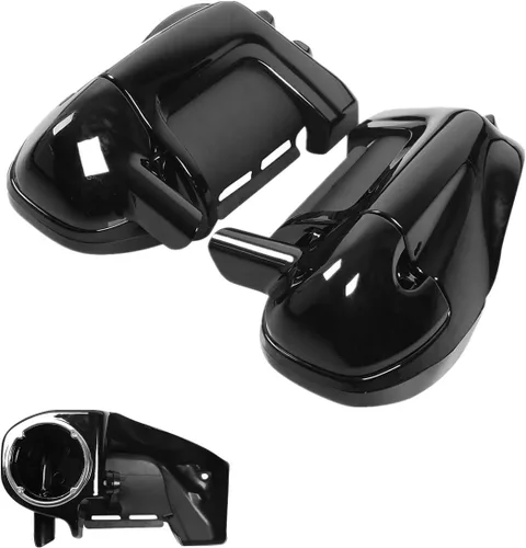 Vista 17 de TCT-MOTORPARTS Carenaduras inferiores ventiladas con caja de altavoces de 6 1/2" para Harley Touring Road King Street Electra Glide Road Glide Ultra